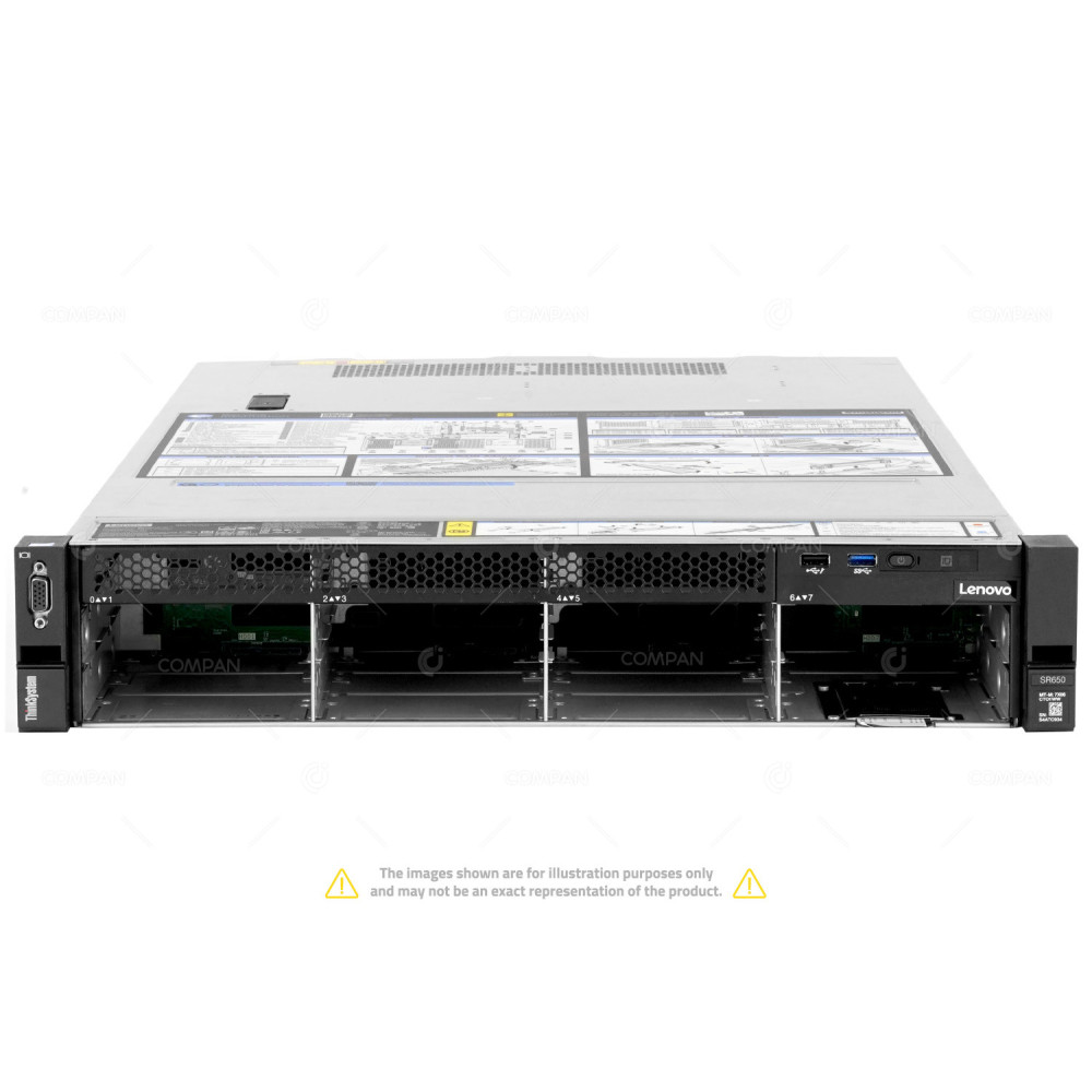 LENOVO ThinkSystem SR650 8LFF 2x Xeon Gold 6150 256 GB RAM Rails